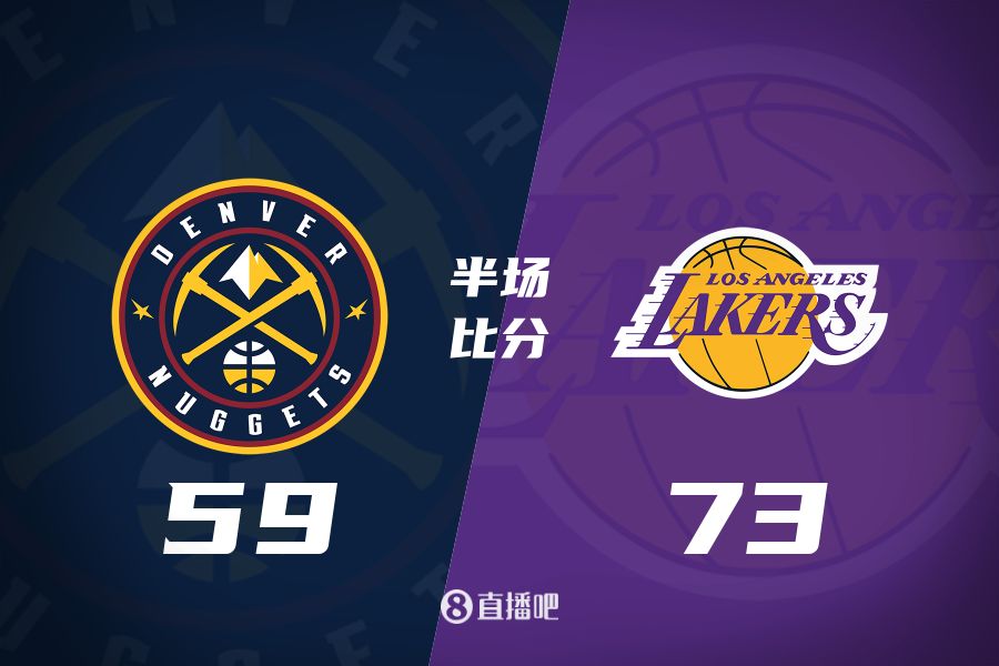 水銀瀉地的進攻火力次節(jié)暫緩！東契奇25分 湖人半場領(lǐng)先掘金14分