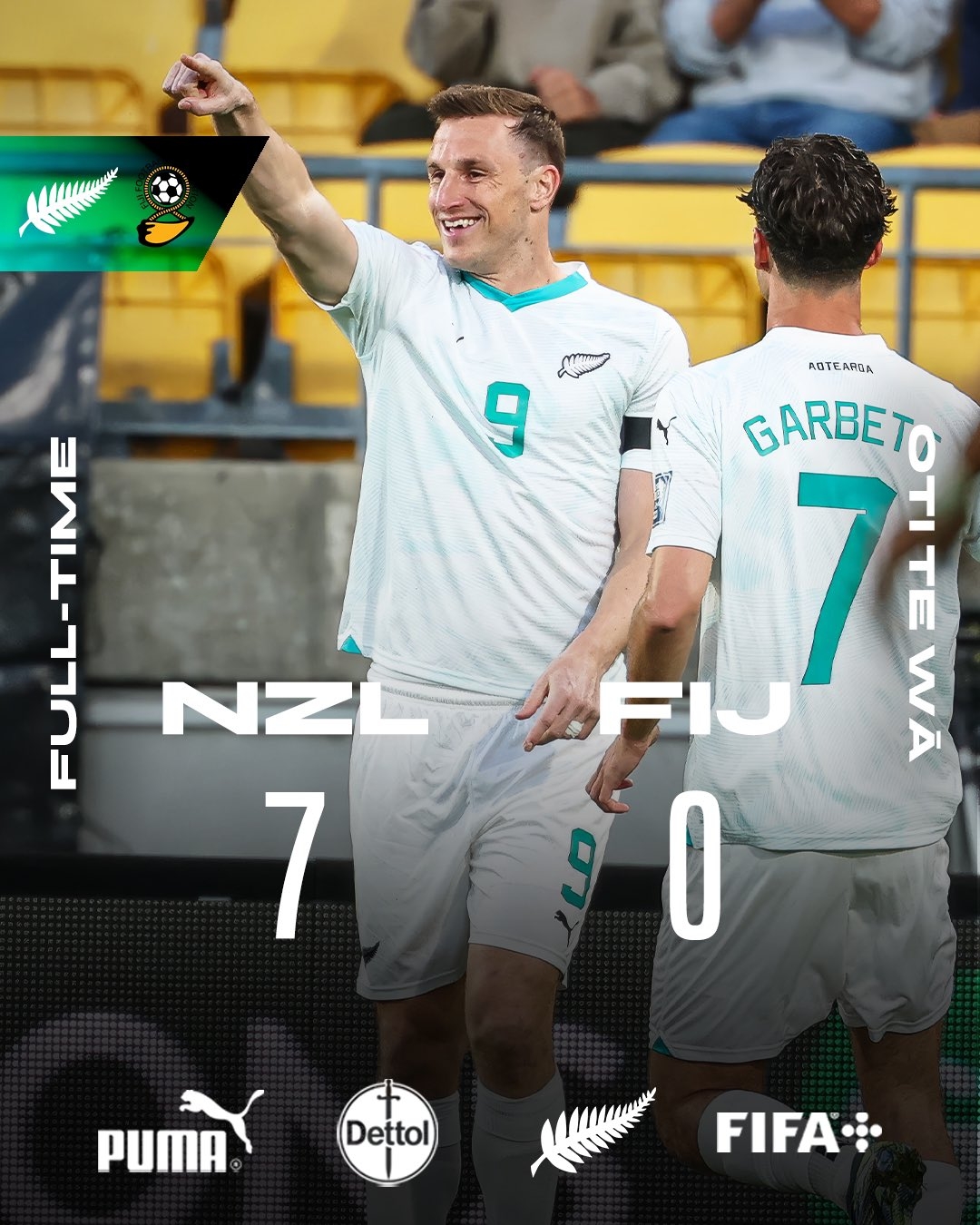 距世界杯一步之遙！新西蘭7-0進(jìn)大洋洲決賽，其FIFA排名高國(guó)足1位